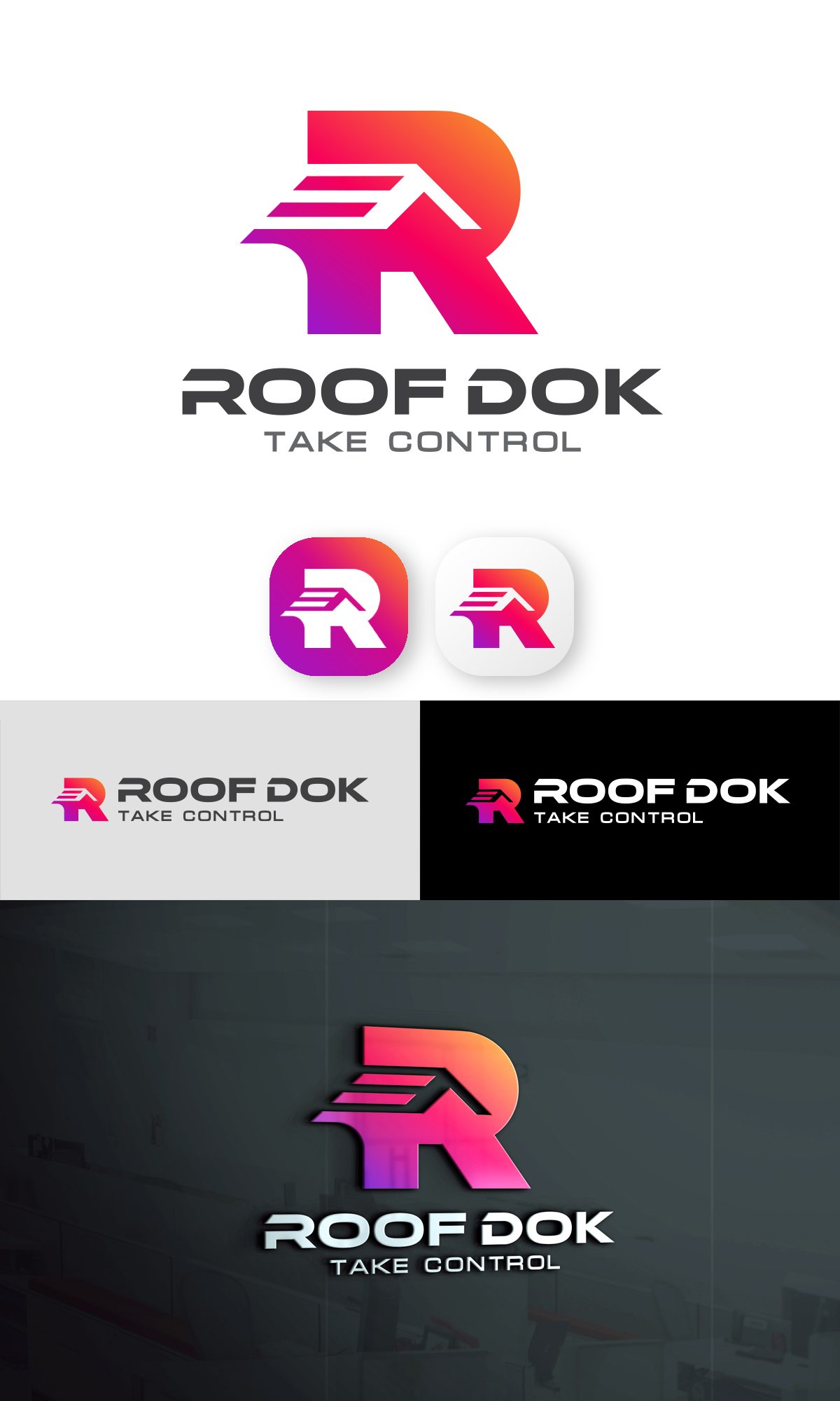 Logo Design by Alf Mozara for Roof Dok | Design #35902724