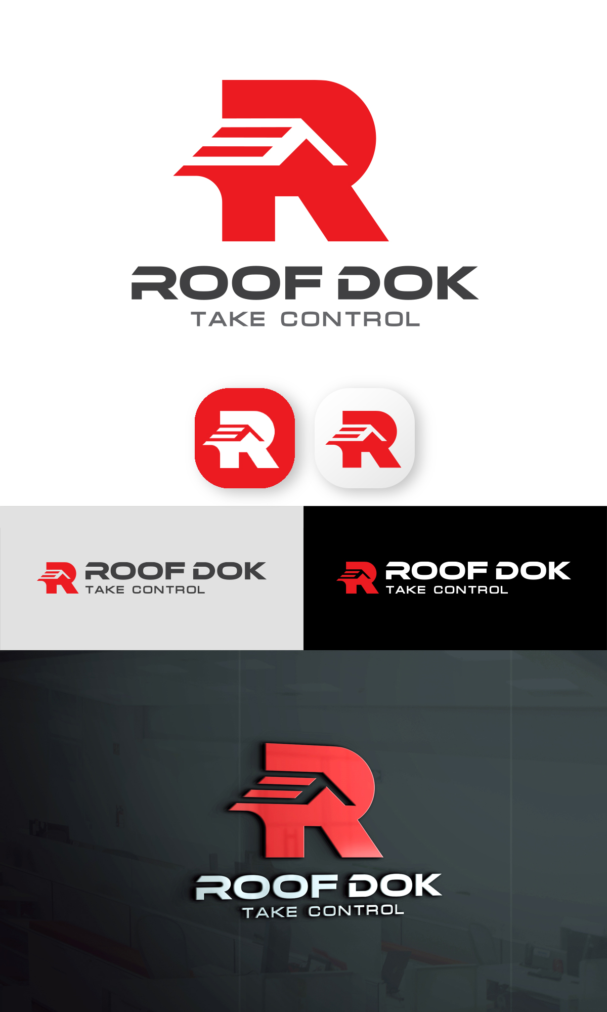Logo Design by Alf Mozara for Roof Dok | Design #35902725