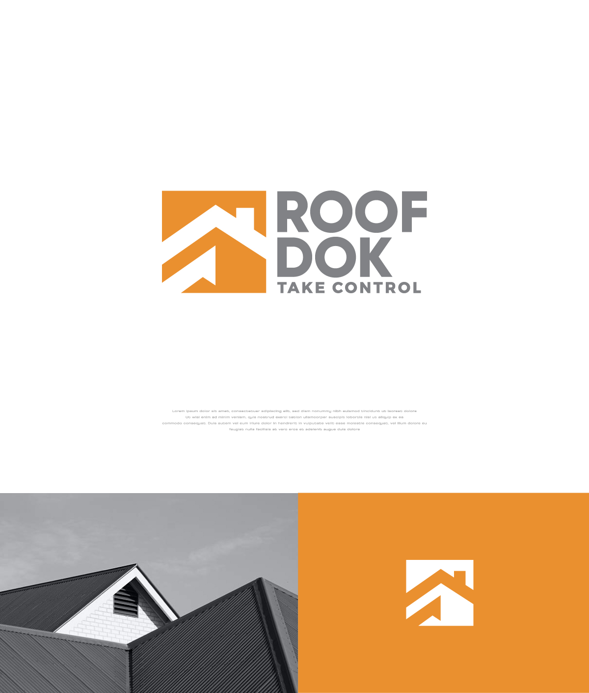 Logo Design by apik. for Roof Dok | Design #35902156