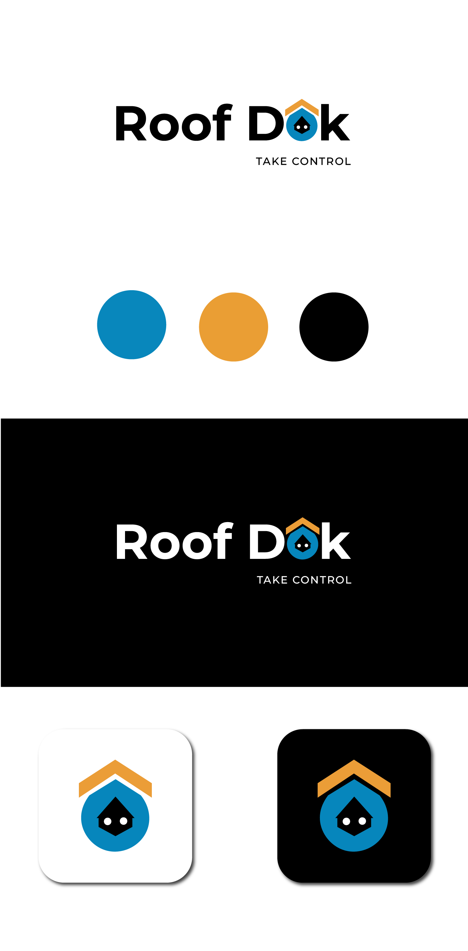 Logo Design by designs by Dylan for Roof Dok | Design #35915734