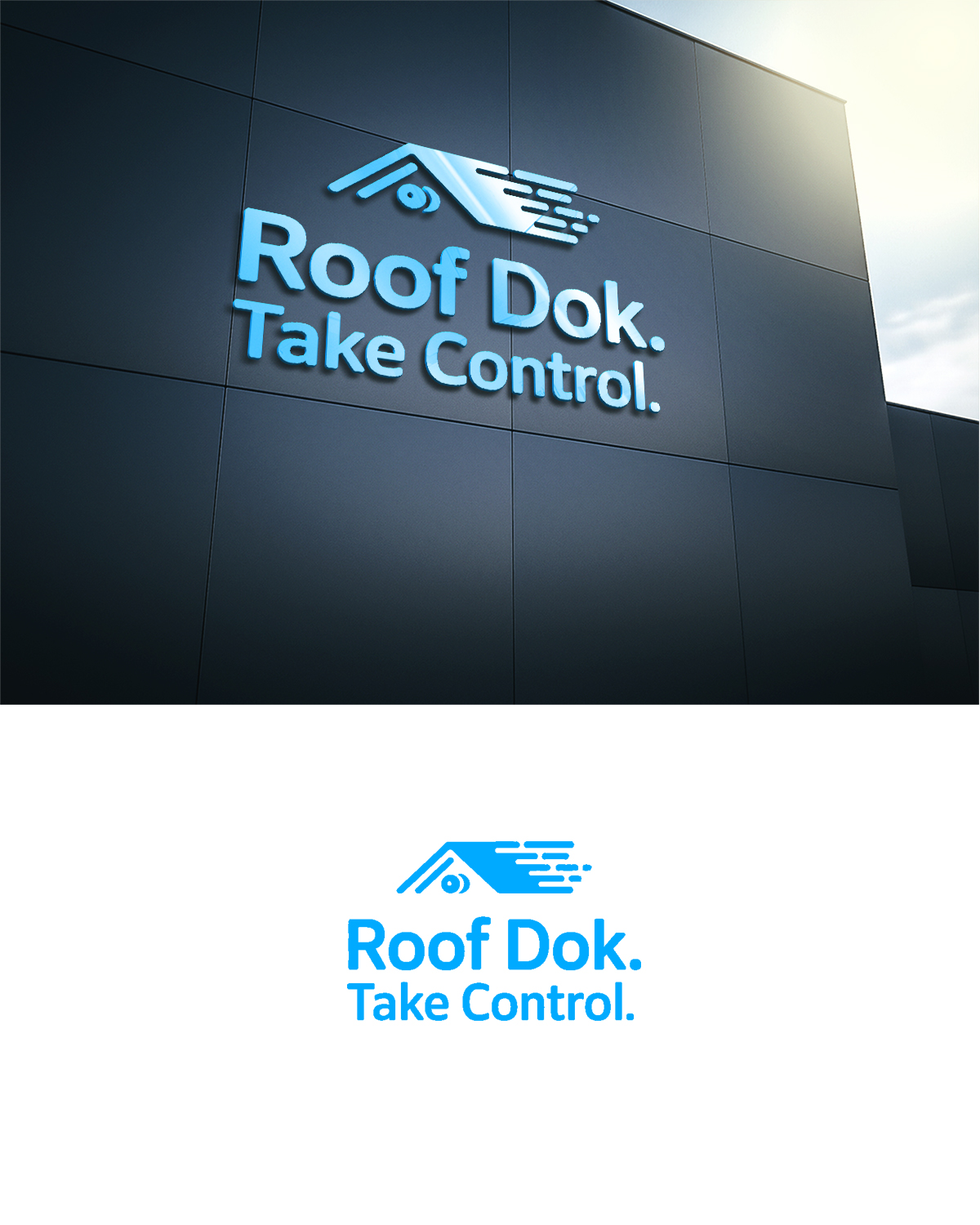 Logo Design by Riyaa.001 for Roof Dok | Design #35913202