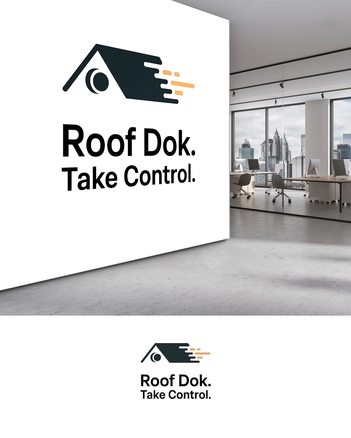 Logo Design by Riyaa.001 for Roof Dok | Design #35913205