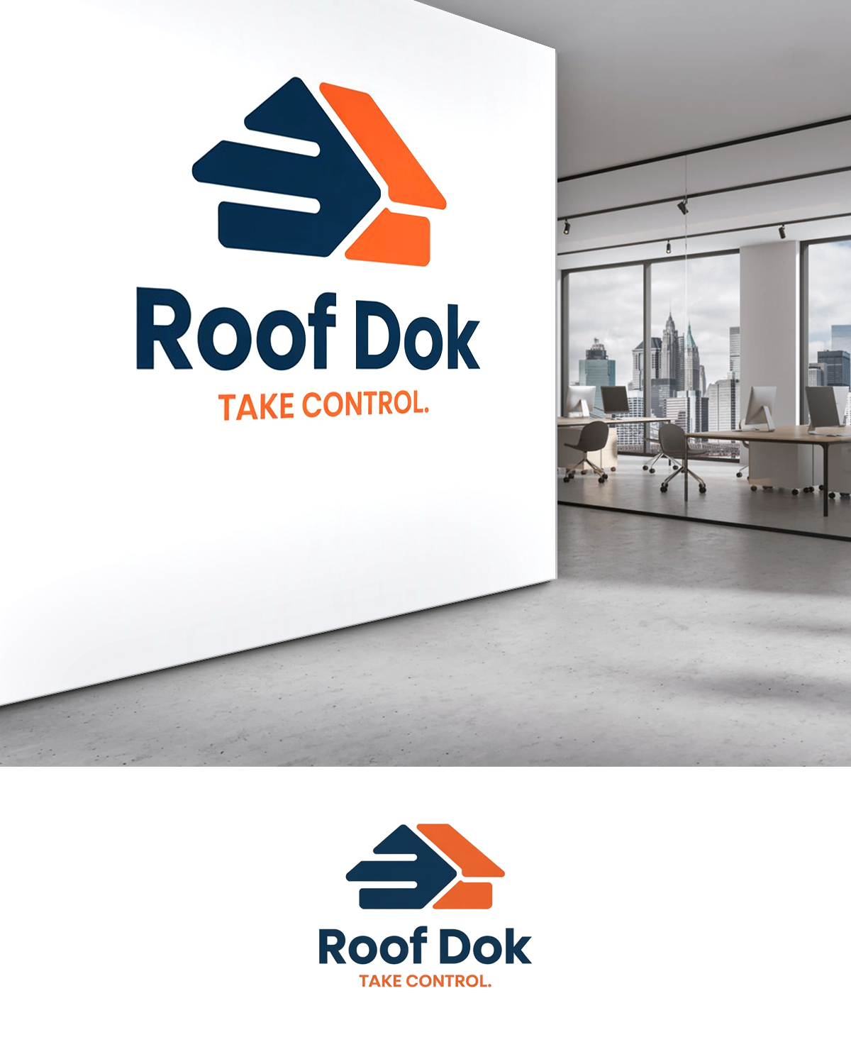 Logo-Design von Riyaa.001 für Roof Dok | Design #35913207