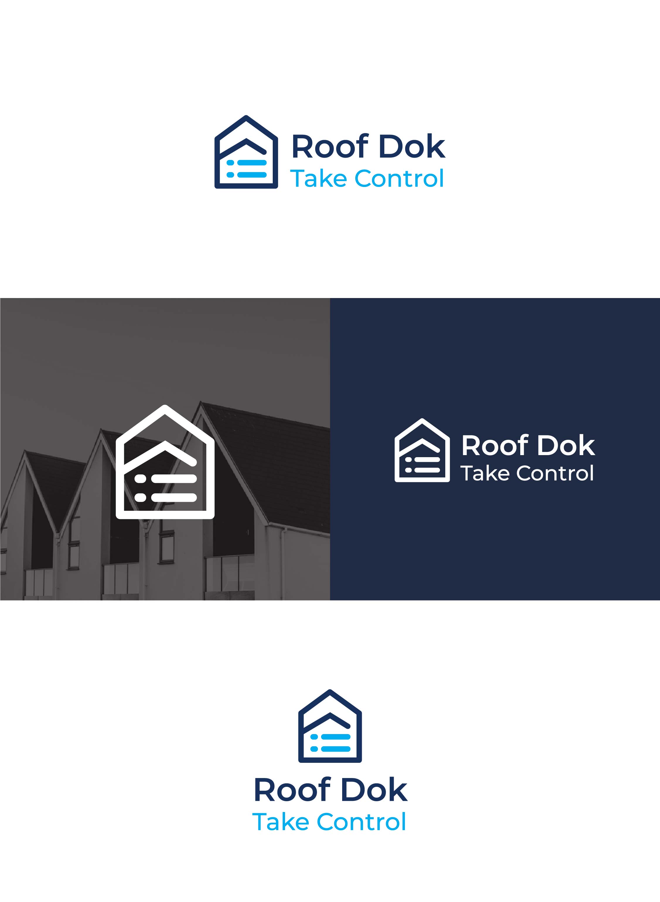 Logo Design by Logo Maker Zone for Roof Dok | Design #35951394