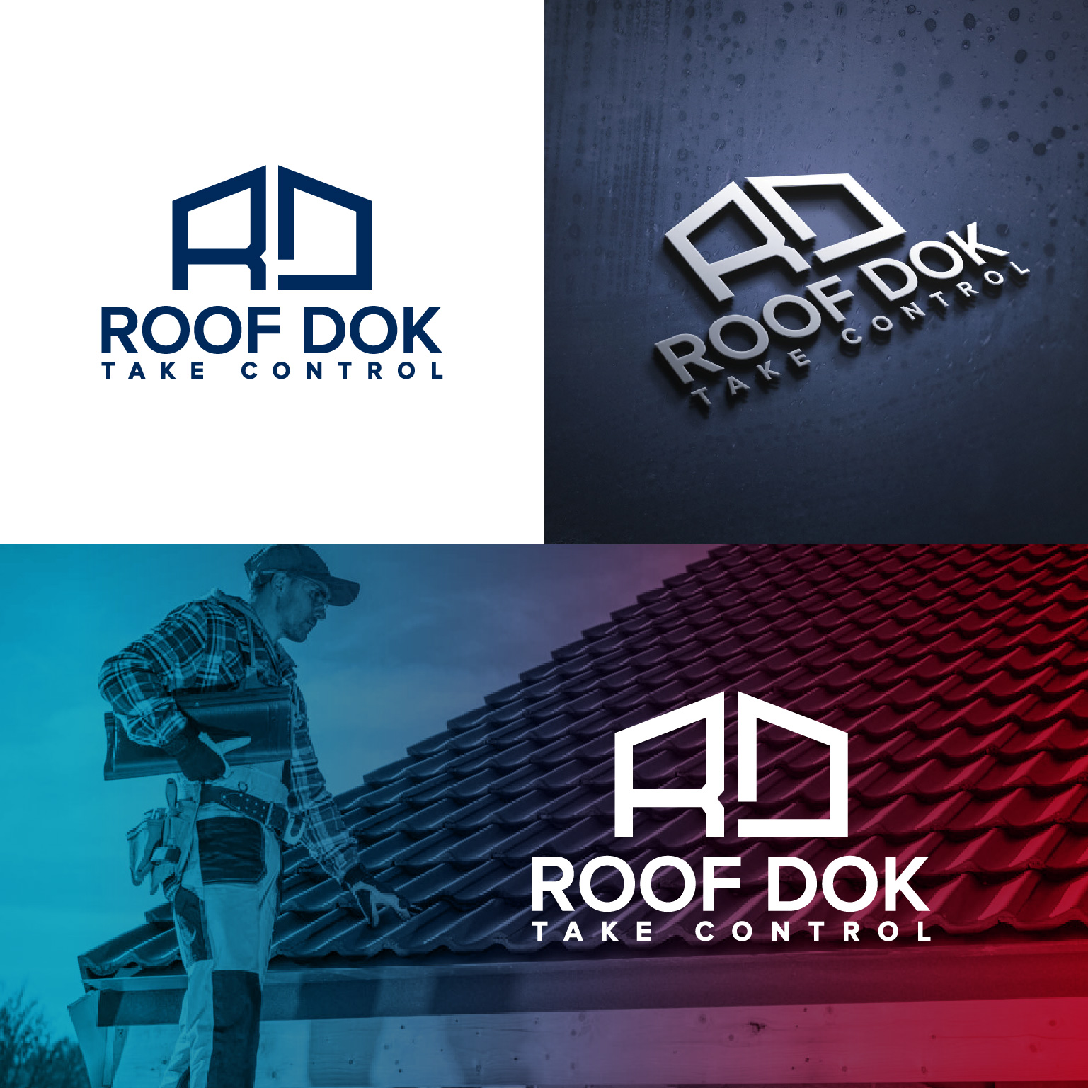 Diseño de Logo por 4tech services para Roof Dok | Diseño #35905895