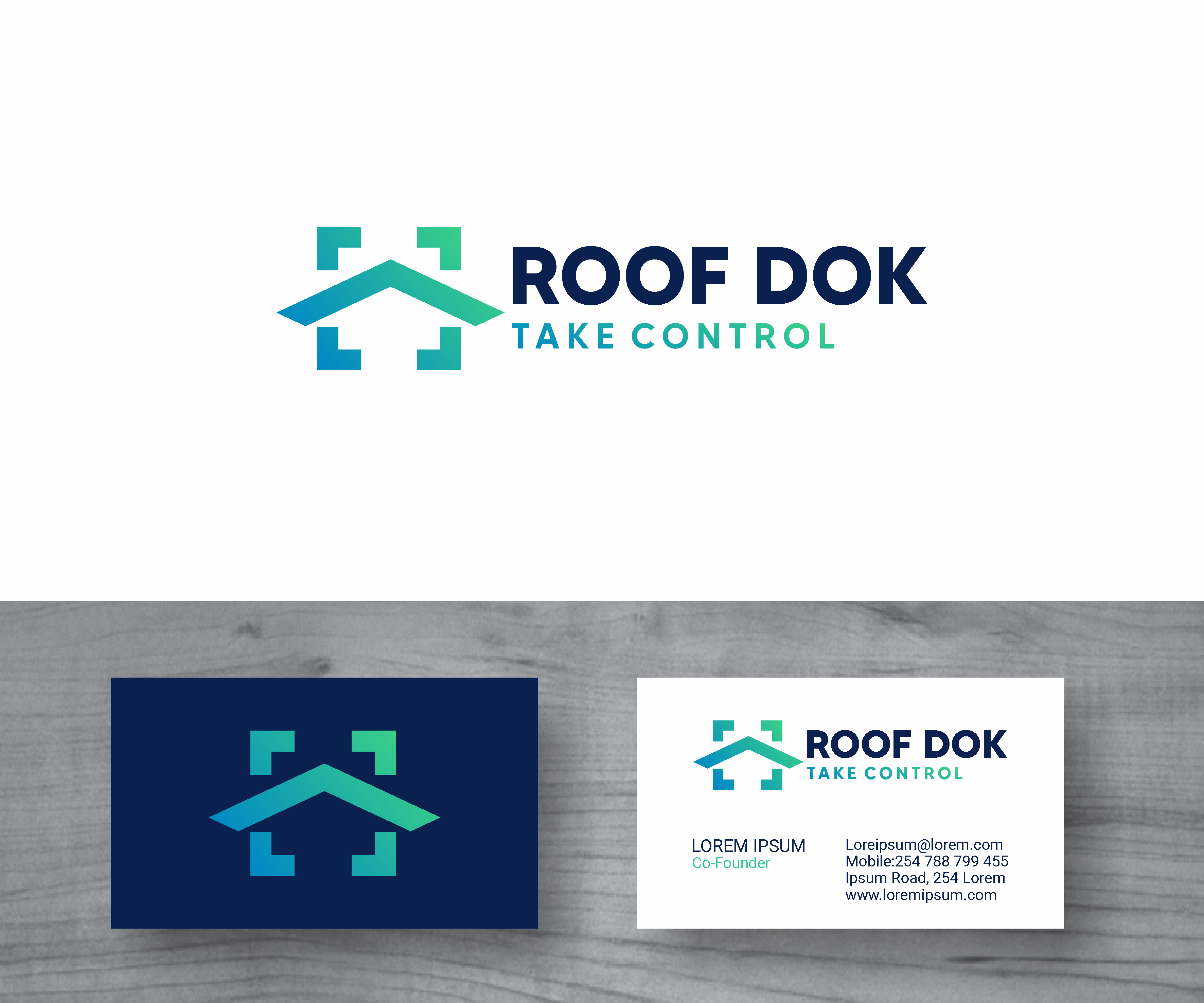 Logo Design by MBARO for Roof Dok | Design #35916306