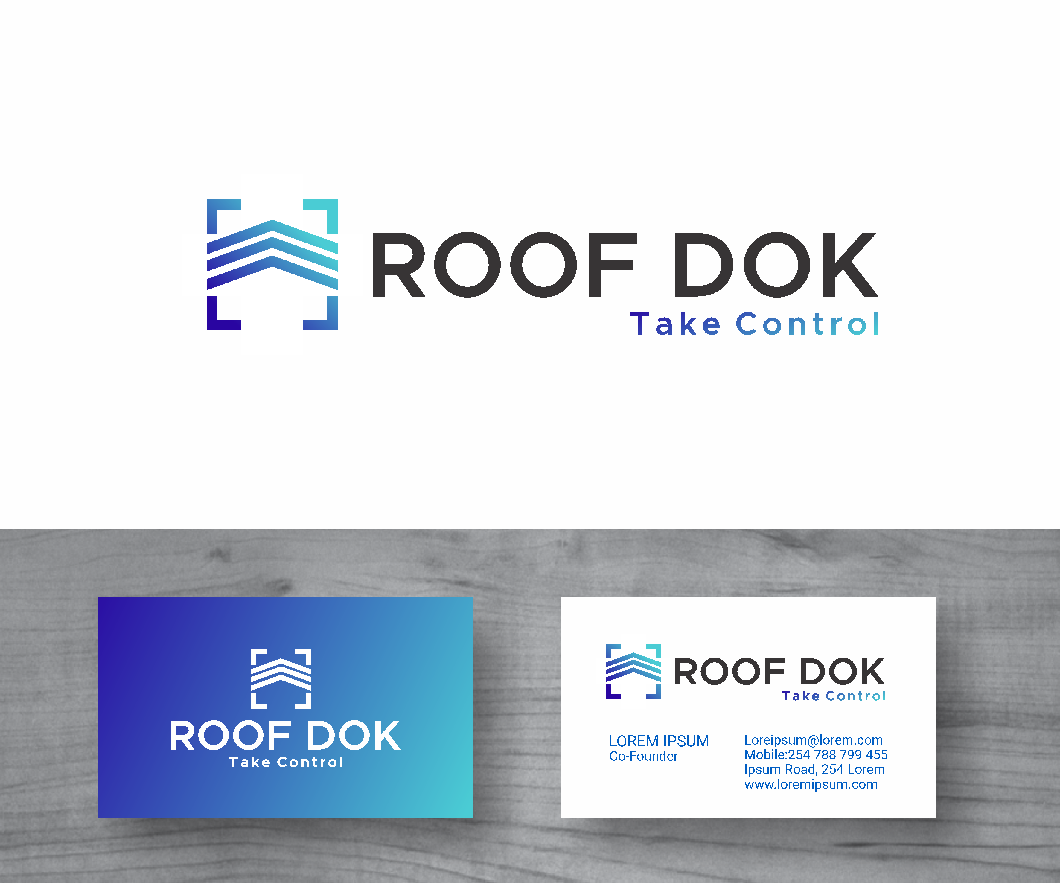 Logo Design by MBARO for Roof Dok | Design #35916307