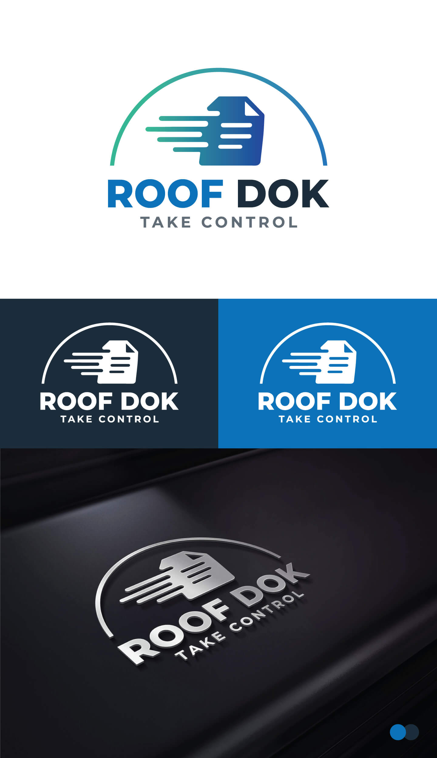 Diseño de Logo por HAREESH (Creative Graphic Designer) para Roof Dok | Diseño #35902839