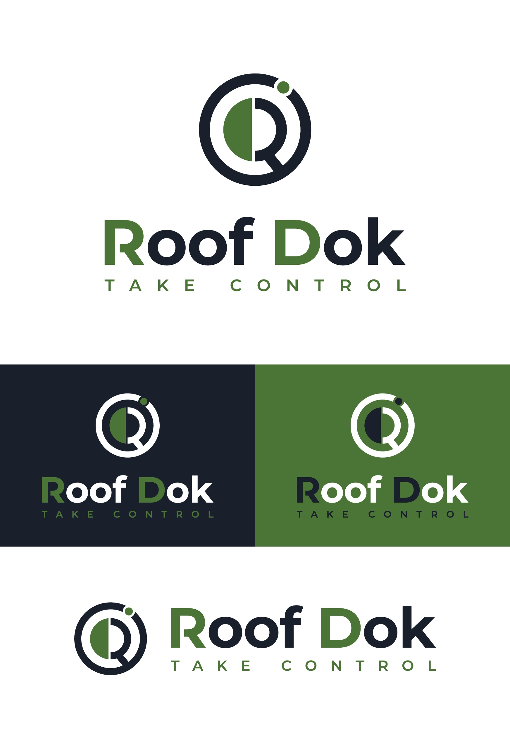 Logo Design by HAREESH (Creative Graphic Designer) for Roof Dok | Design #35909358