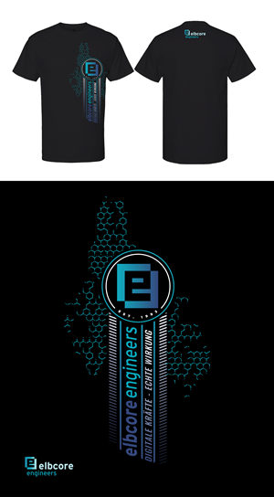 T-shirt Design by KickArt for elbcore engineers gmbh | Design: #35930267