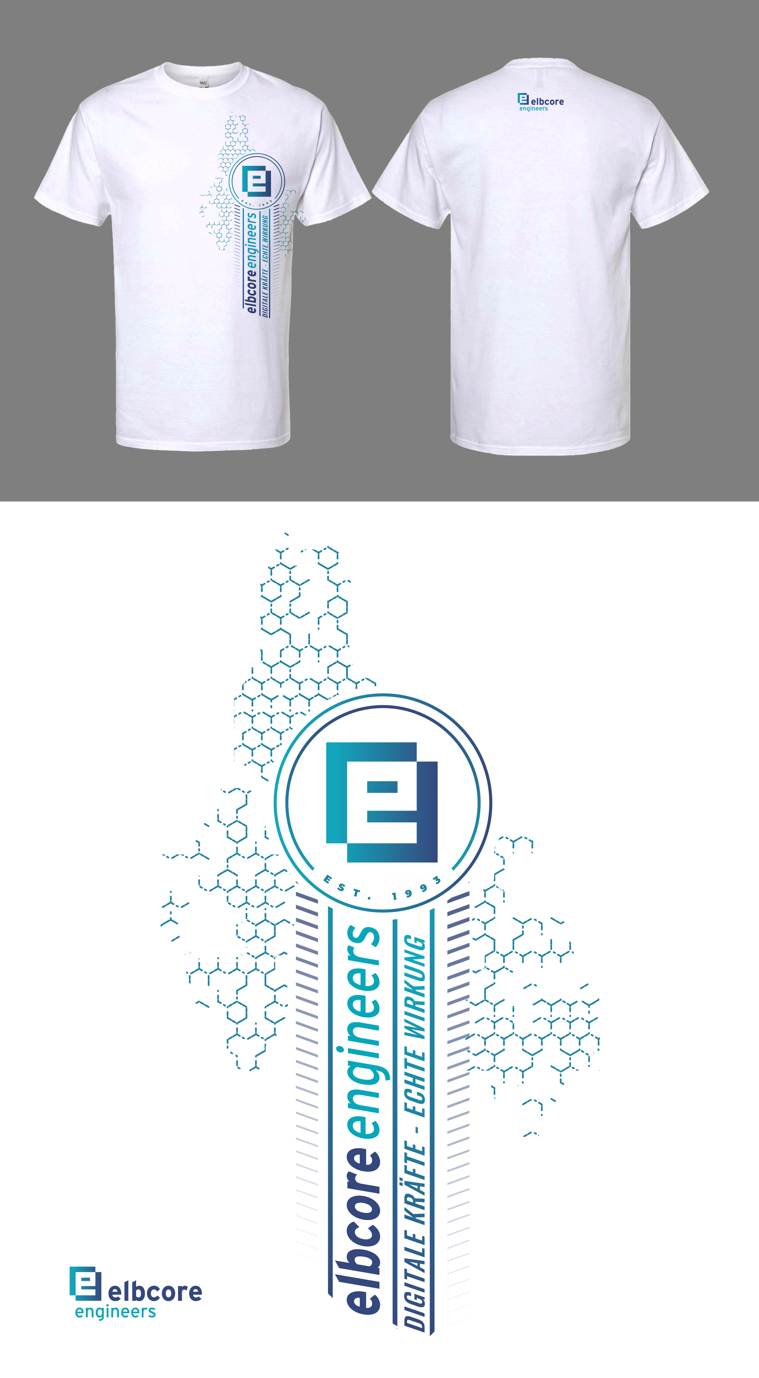 T-shirt Design by KickArt for elbcore engineers gmbh | Design #35930268