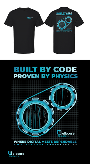 T-shirt Design by KickArt for elbcore engineers gmbh | Design: #35930269