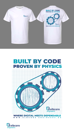 T-shirt Design by KickArt for elbcore engineers gmbh | Design: #35930270