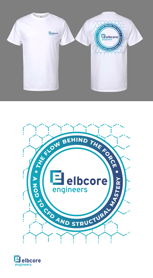 T-shirt Design by KickArt for elbcore engineers gmbh | Design: #35930274