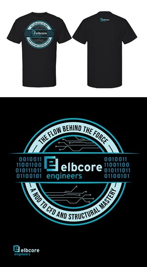 T-shirt Design by KickArt for elbcore engineers gmbh | Design: #35930278