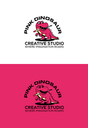 Diseño de Logo por manggawkwk para Pink Dinosaur Creative Studio | Diseño: #35904772