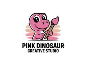 Logo Design by Robi-The Child for Pink Dinosaur Creative Studio | Design: #35905698
