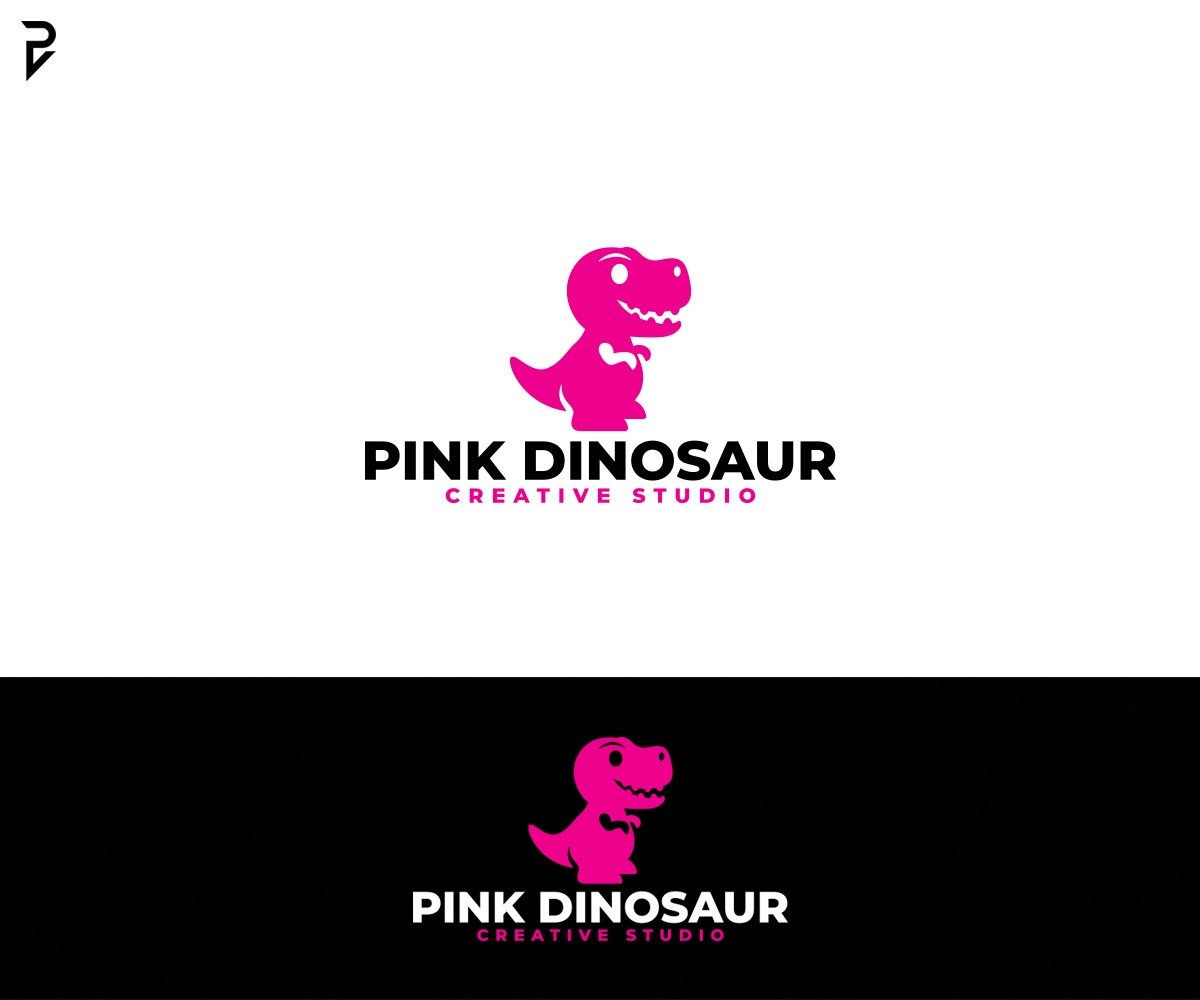 Design de Logo par poisonvectors pour Pink Dinosaur Creative Studio | Design #35907829