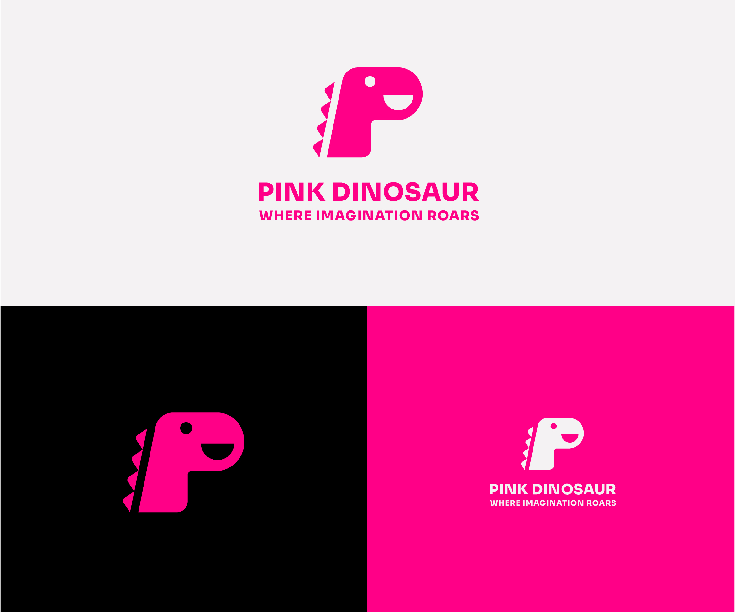 Logo Design by Drawing Room for Pink Dinosaur Creative Studio | Design #35904987