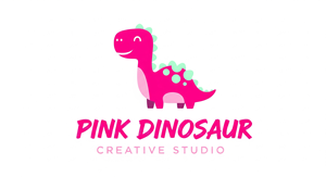 Logo Design by HSL Brain for Pink Dinosaur Creative Studio | Design: #35906736