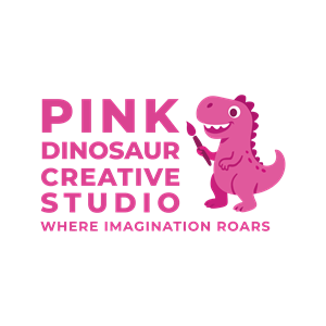 Diseño de Logo por Taha_01 para Pink Dinosaur Creative Studio | Diseño: #35935140