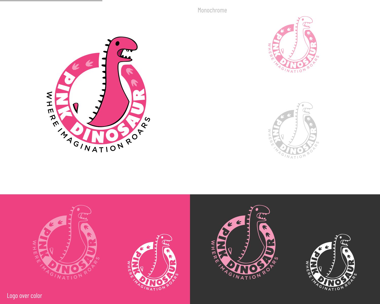 Logo Design by DesignMX (Renan Mejia) for Pink Dinosaur Creative Studio | Design #35906443