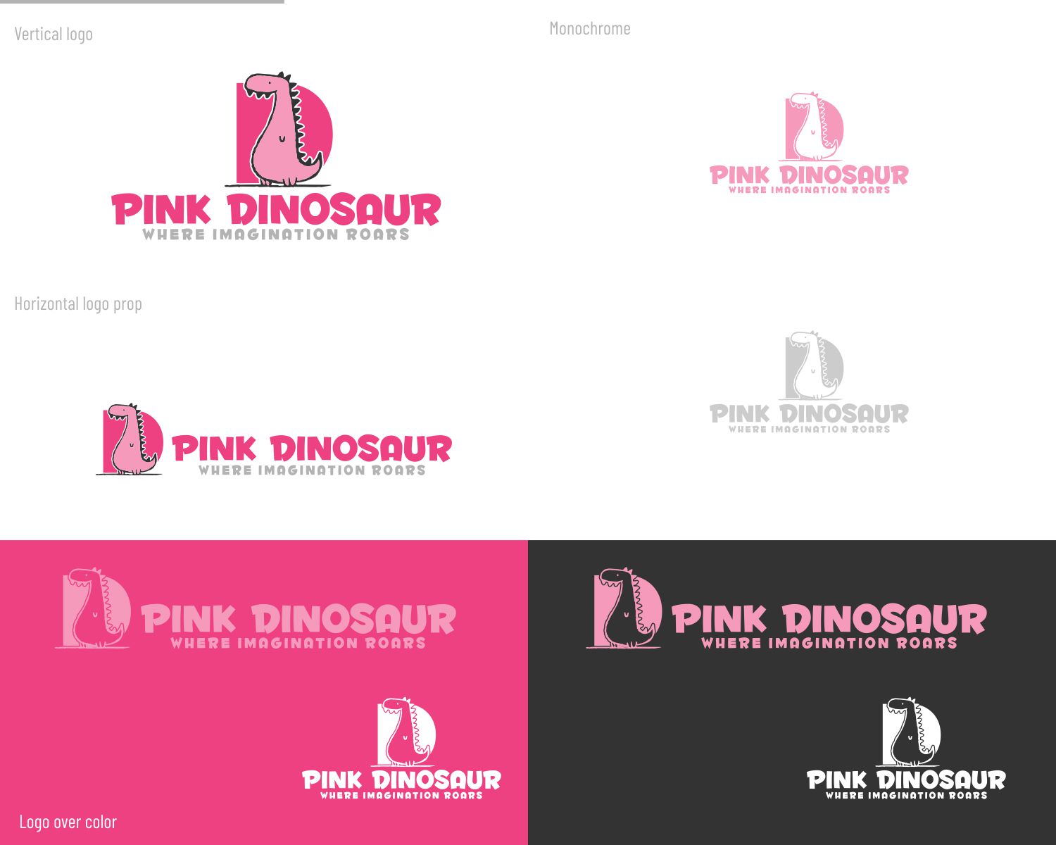 Design de Logo par DesignMX (Renan Mejia) pour Pink Dinosaur Creative Studio | Design #35906934