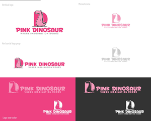 Diseño de Logo por DesignMX (Renan Mejia) para Pink Dinosaur Creative Studio | Diseño: #35906934