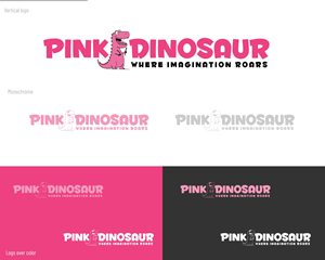 Diseño de Logo por DesignMX (Renan Mejia) para Pink Dinosaur Creative Studio | Diseño: #35907146