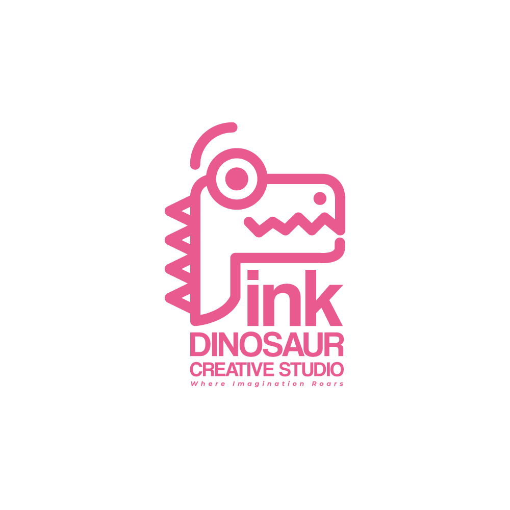 Logo Design by rddesign1992 for Pink Dinosaur Creative Studio | Design #35905193