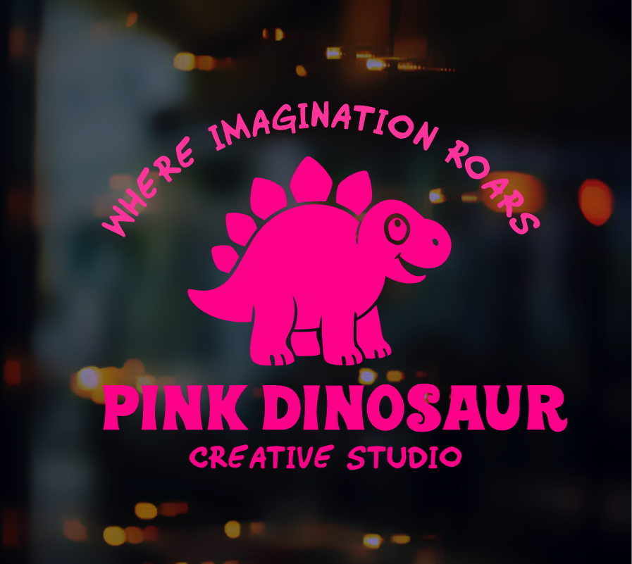 Logo Design by Yakuza20 for Pink Dinosaur Creative Studio | Design #35906411
