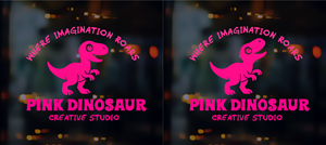 Diseño de Logo por Yakuza20 para Pink Dinosaur Creative Studio | Diseño: #35906453