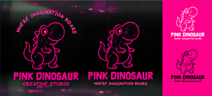 Diseño de Logo por Yakuza20 para Pink Dinosaur Creative Studio | Diseño: #35906878