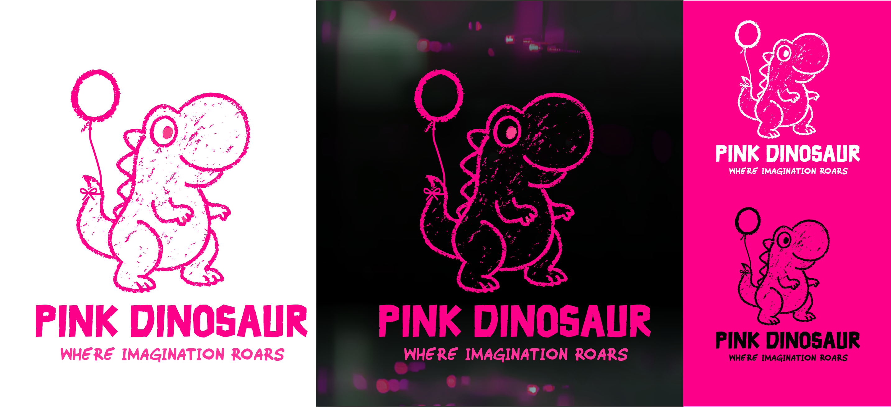 Logo Design by Yakuza20 for Pink Dinosaur Creative Studio | Design #35906909