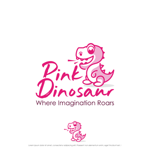 Diseño de Logo por design.AI para Pink Dinosaur Creative Studio | Diseño: #35906319