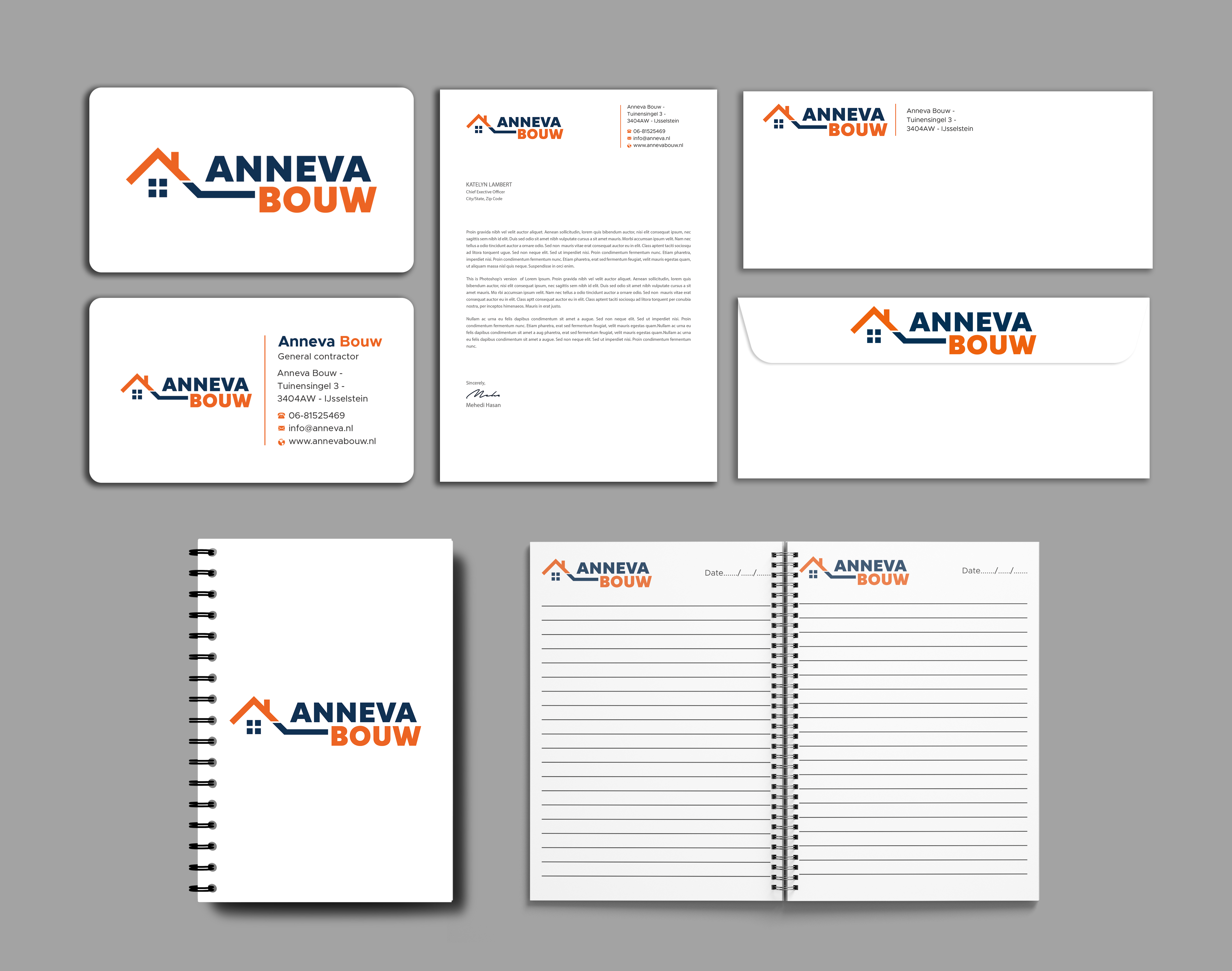 Stationery Design by Expert Bappy for this project | Design #35904945