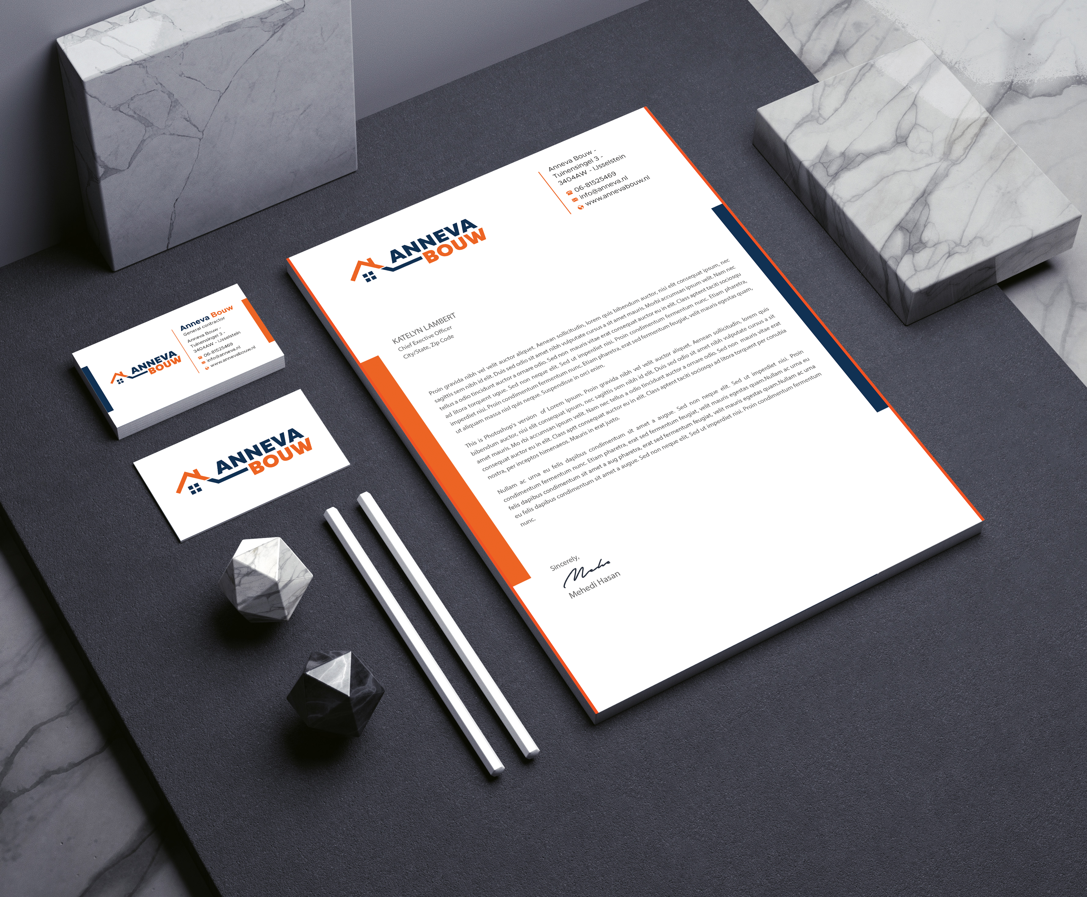 Stationery Design by Expert Bappy for this project | Design #35905899