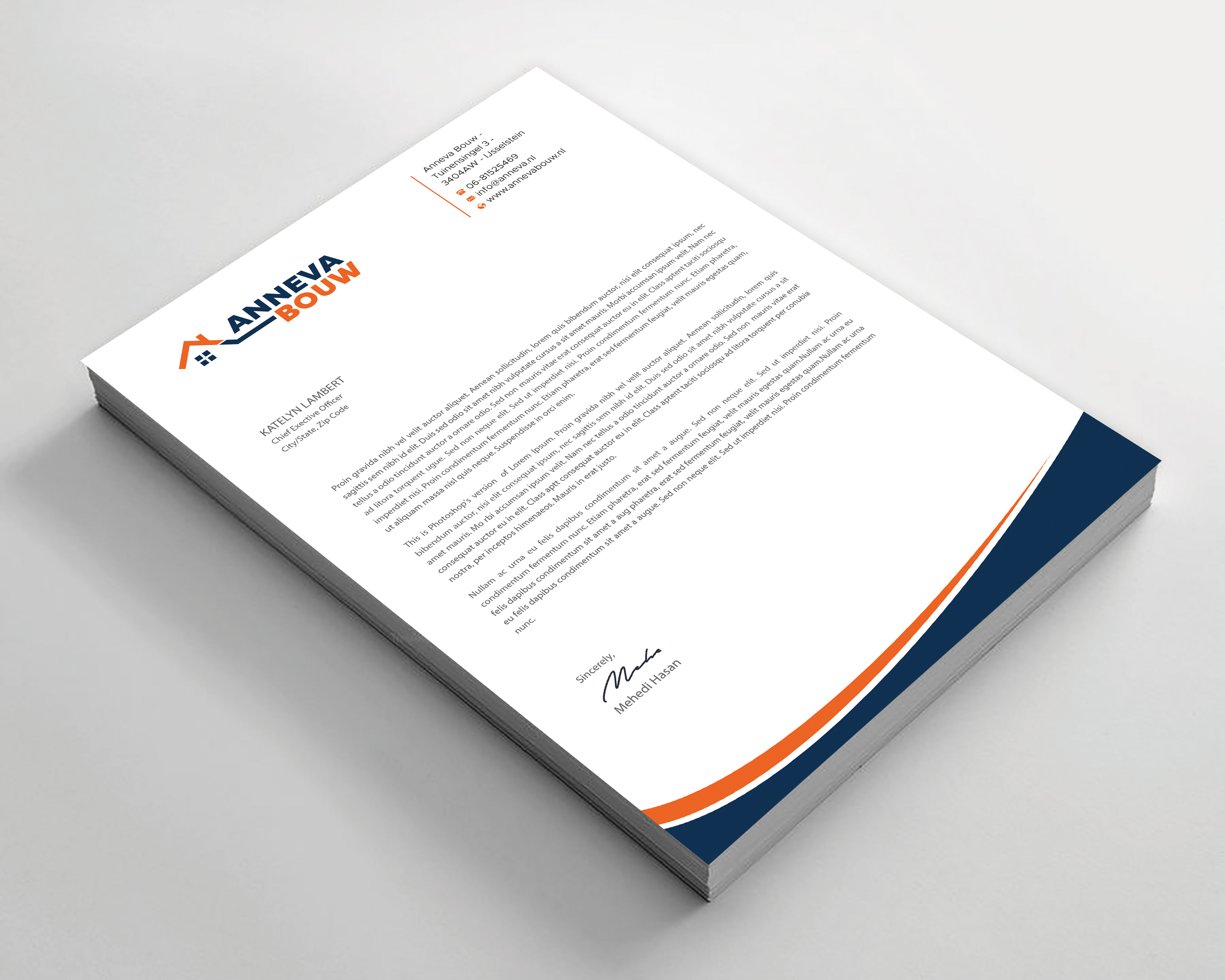 Stationery Design by Expert Bappy for this project | Design #35905955