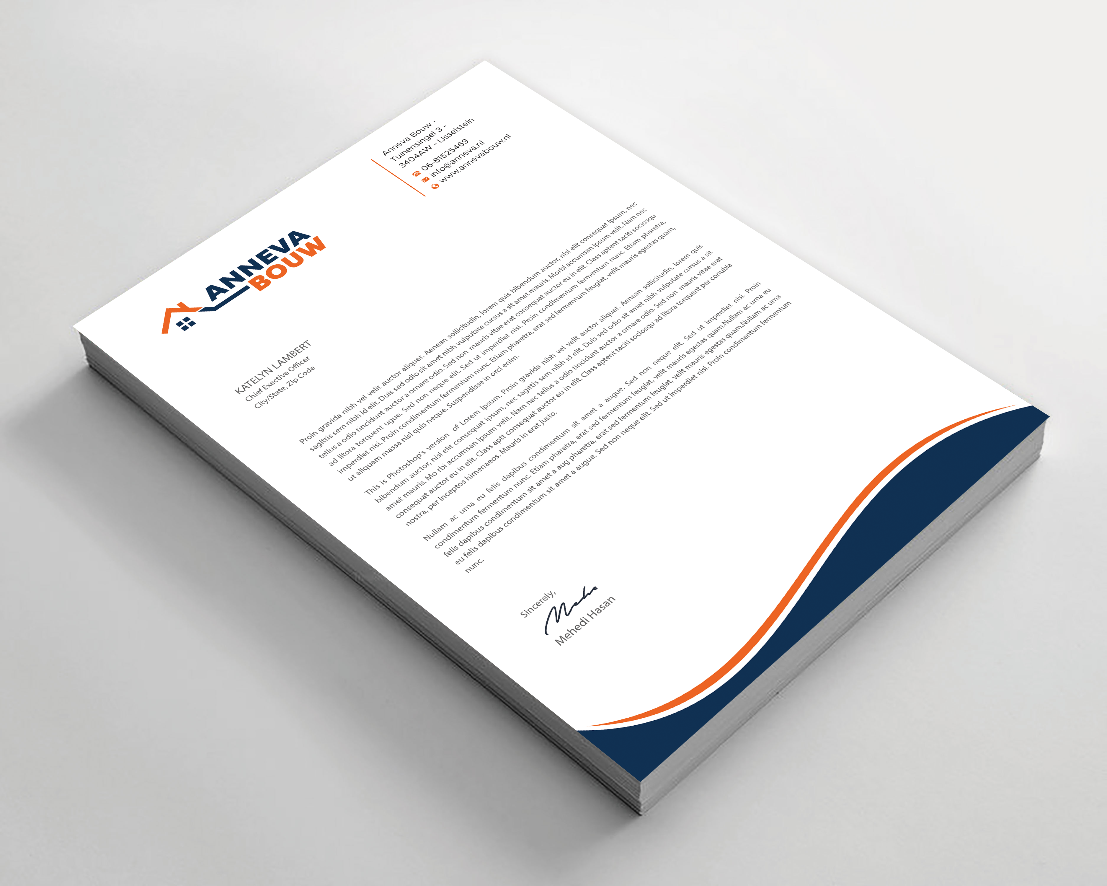 Stationery Design by Expert Bappy for this project | Design #35905957