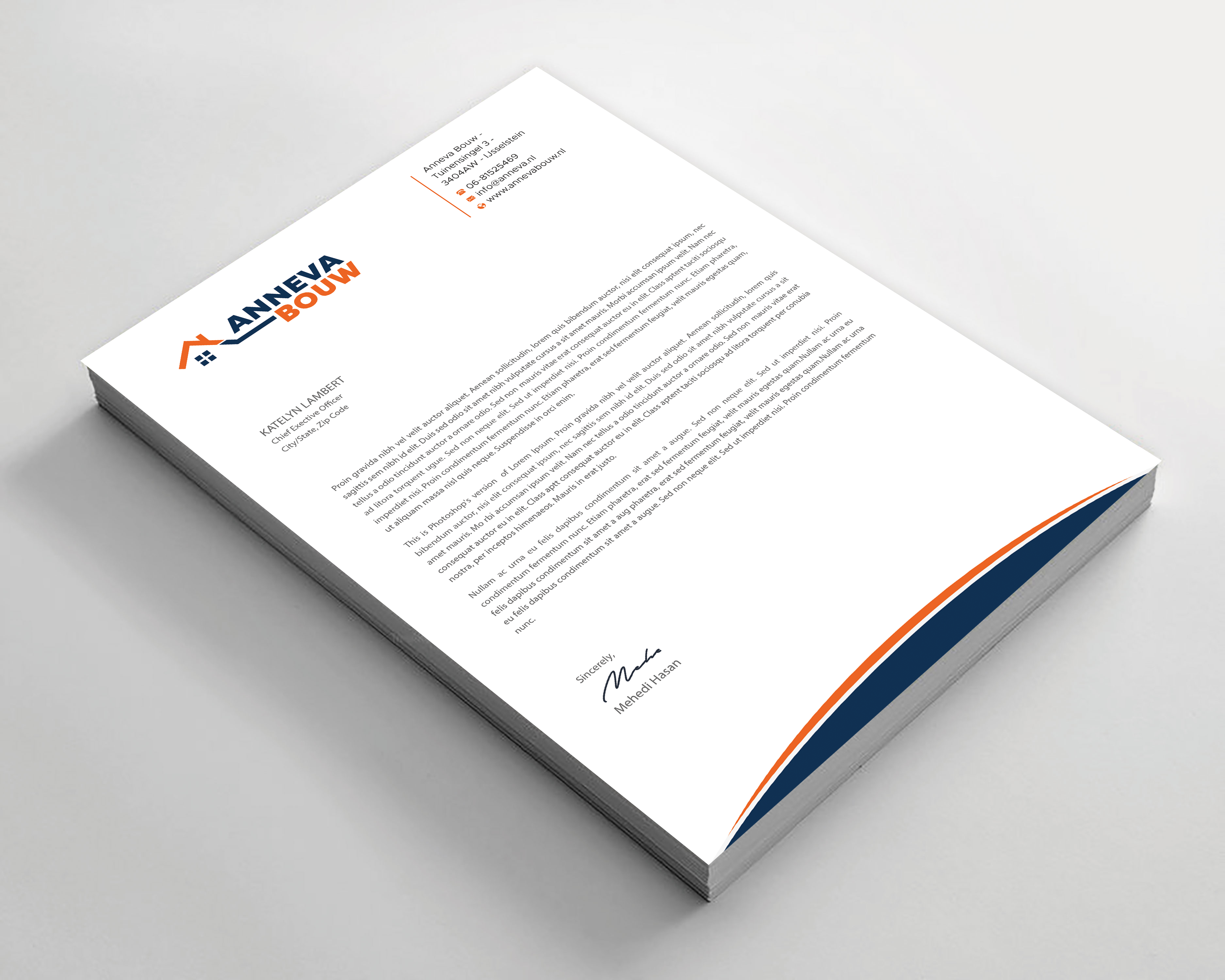 Stationery Design by Expert Bappy for this project | Design #35906102