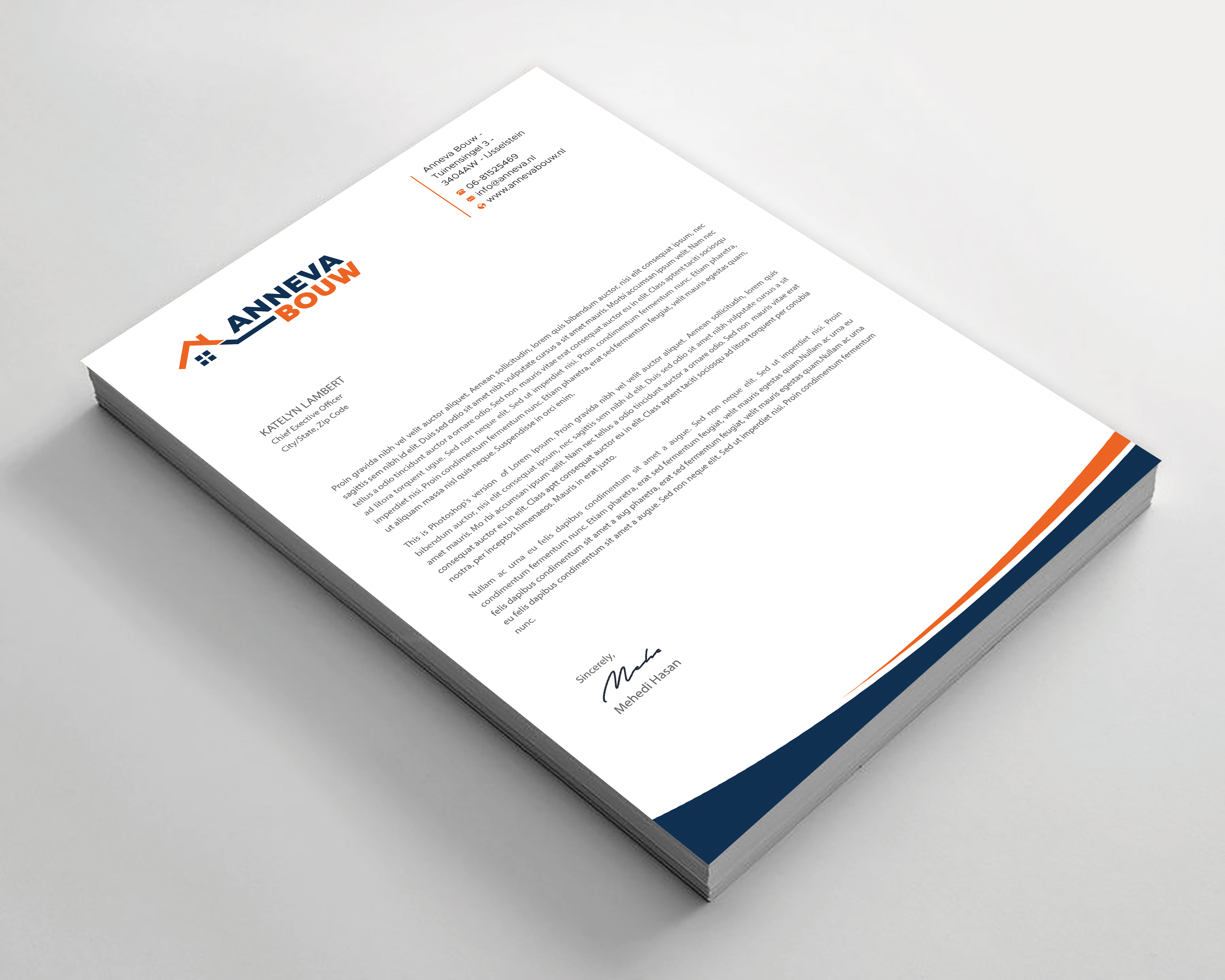Stationery Design by Expert Bappy for this project | Design #35906125