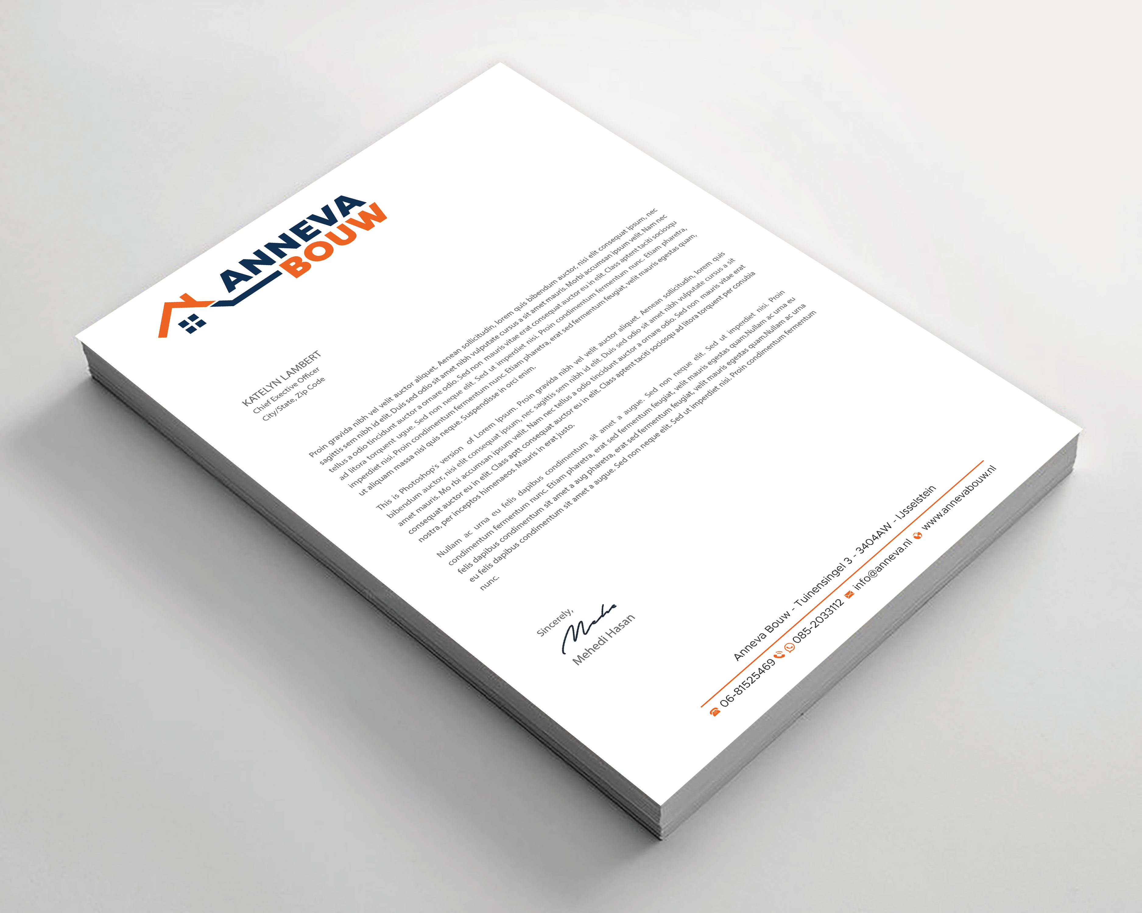 Stationery Design by Expert Bappy for this project | Design #35915251