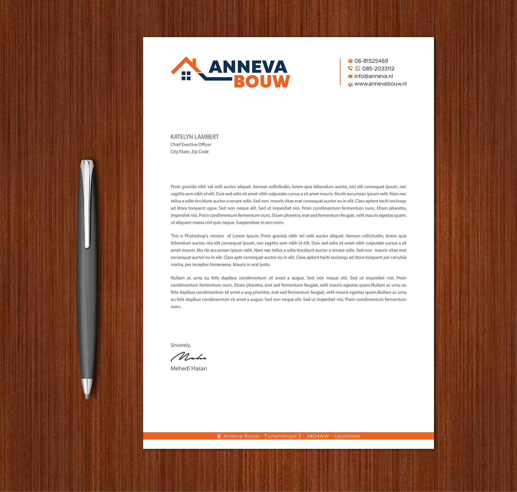 Stationery Design by Expert Bappy for this project | Design #35915372