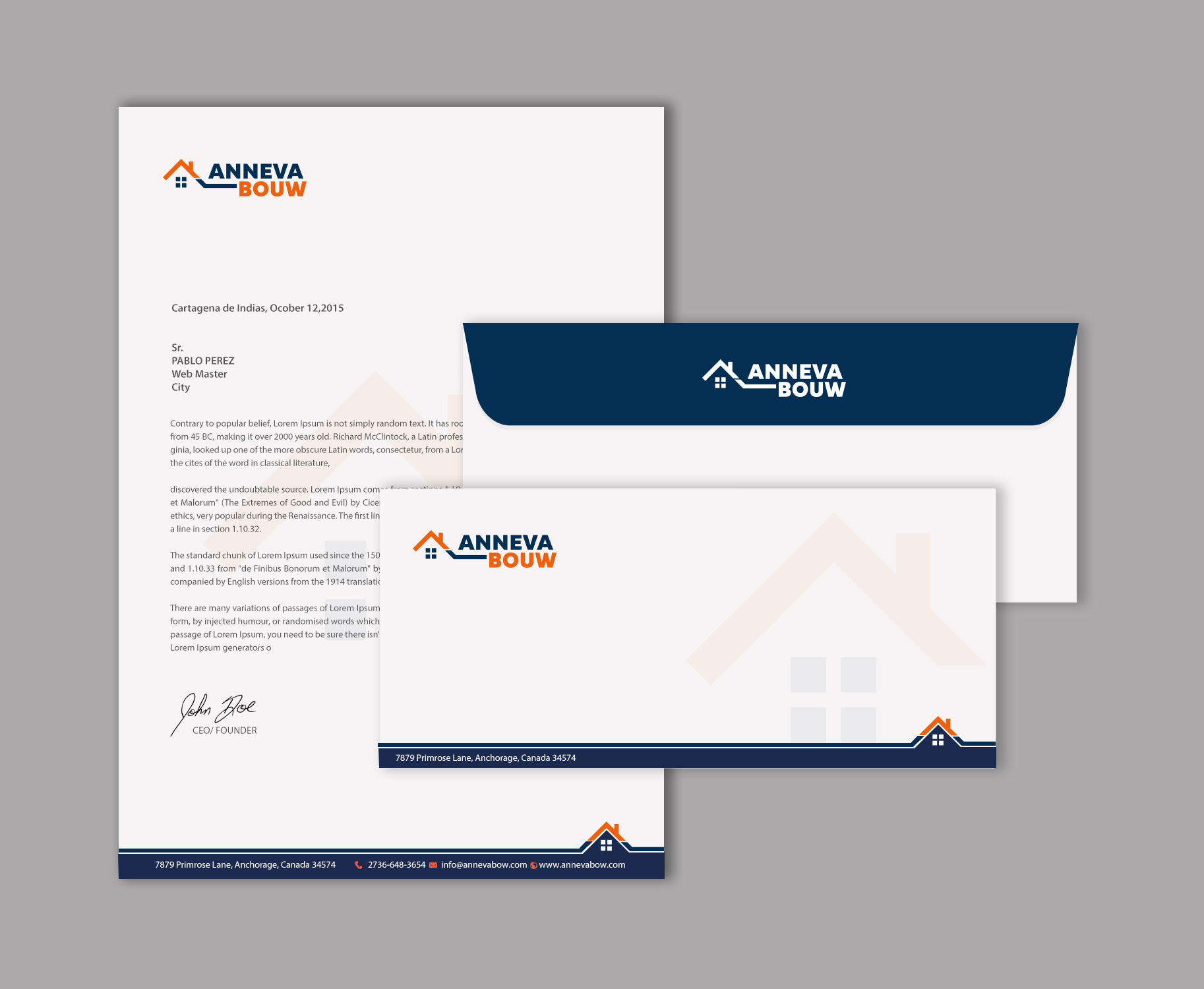 Stationery Design by chandrayaan.creative for this project | Design #35918543