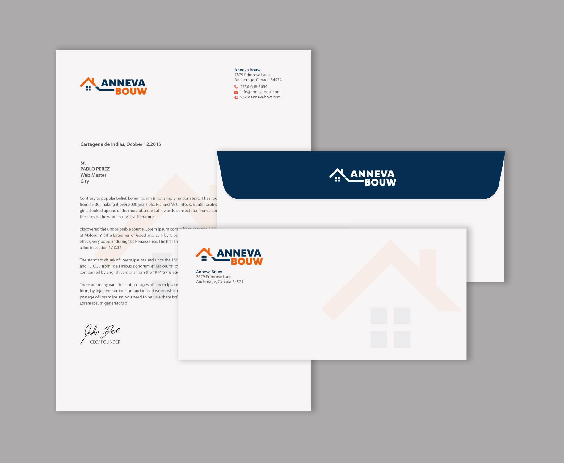 Stationery Design by chandrayaan.creative for this project | Design #35921056
