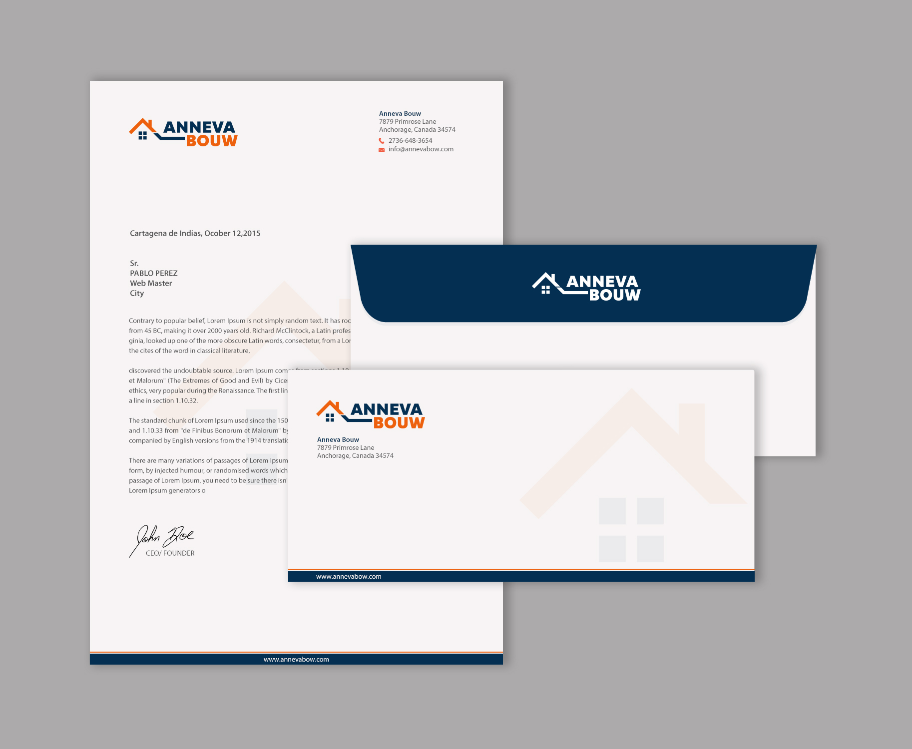 Stationery Design by chandrayaan.creative for this project | Design #35921059