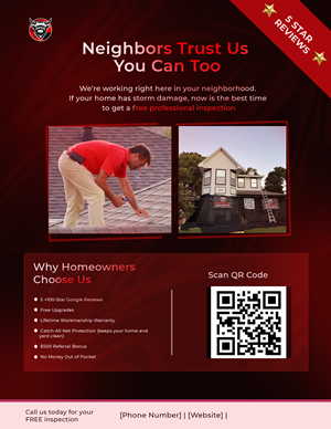 Highland Roofing Co. Flyer Design