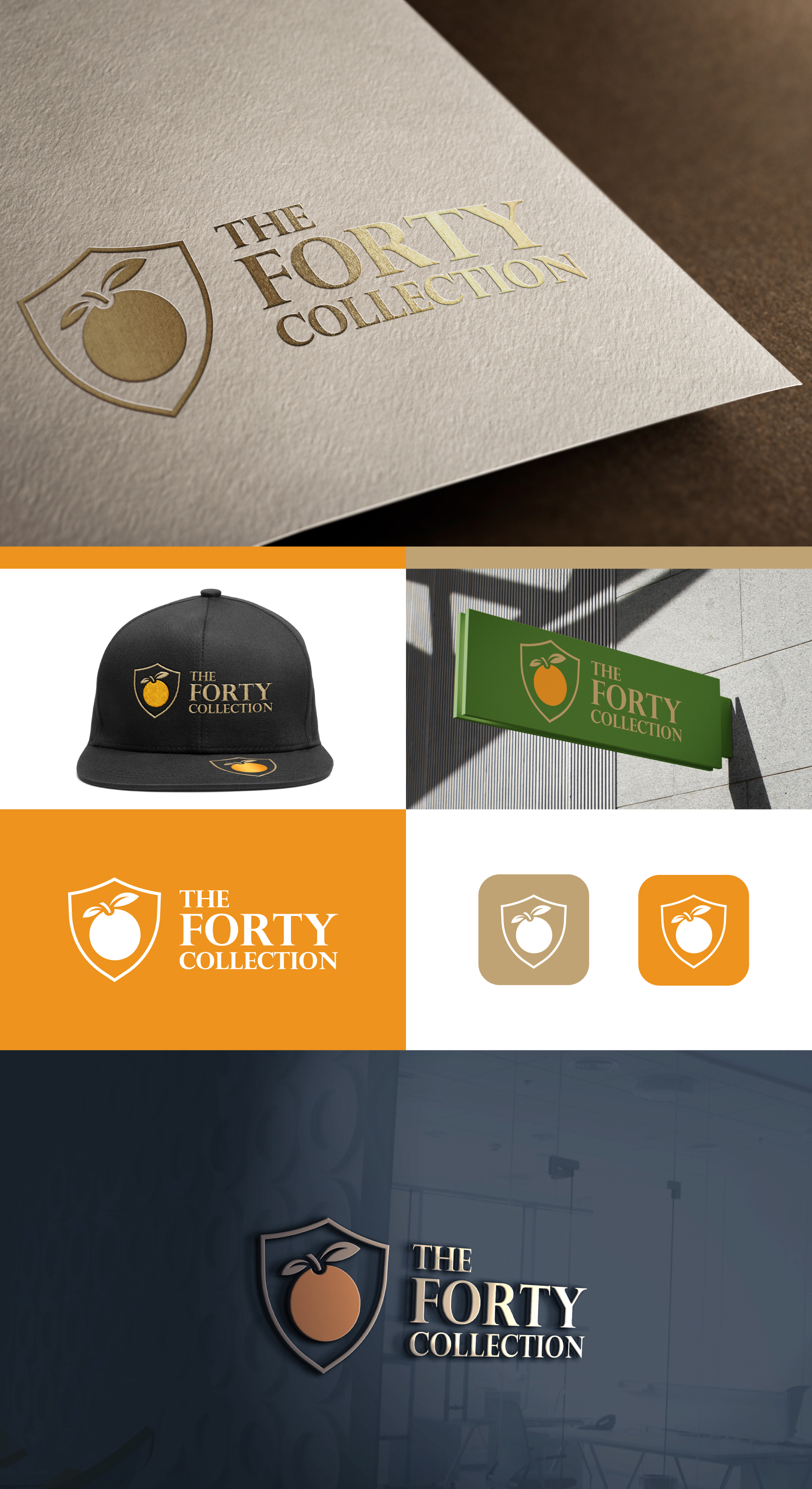 Logo Design by Nukhta Design for The Forty Collection  | Design #35916953