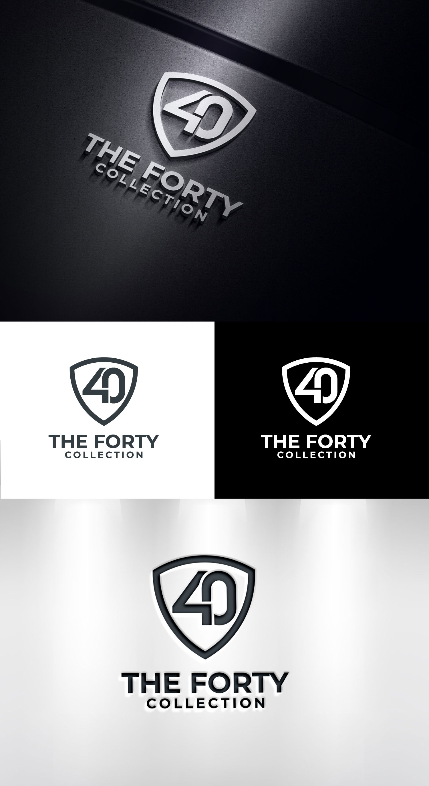Logo Design by Mi Design1 for The Forty Collection  | Design #35975340