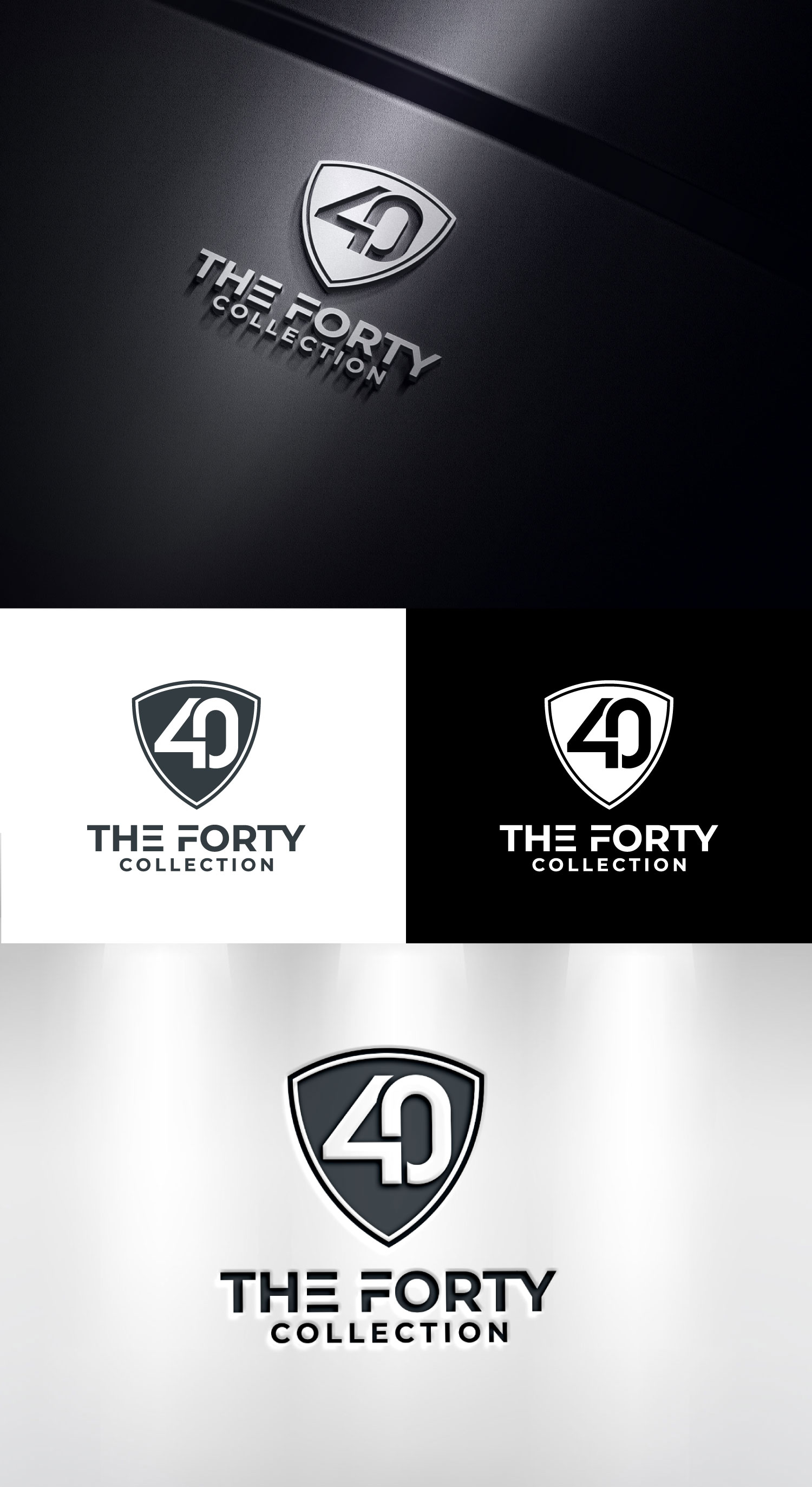 Logo Design by Mi Design1 for The Forty Collection  | Design #35975343